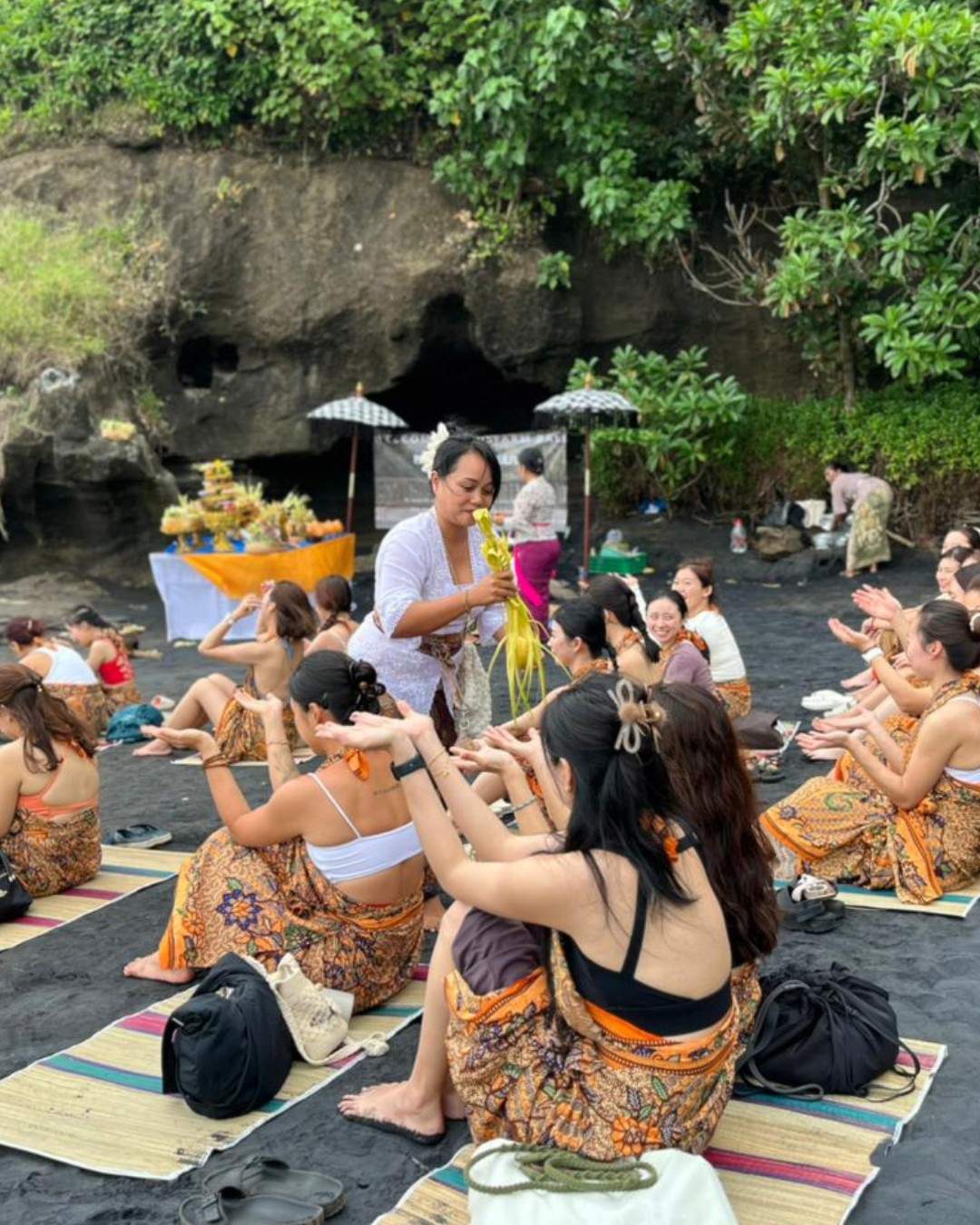 Sacred Balinese Melukat Water Cleansing Ritual