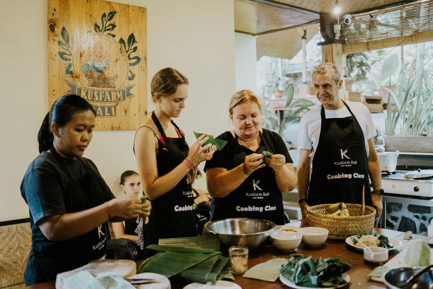 Organic Cooking Class Preparation