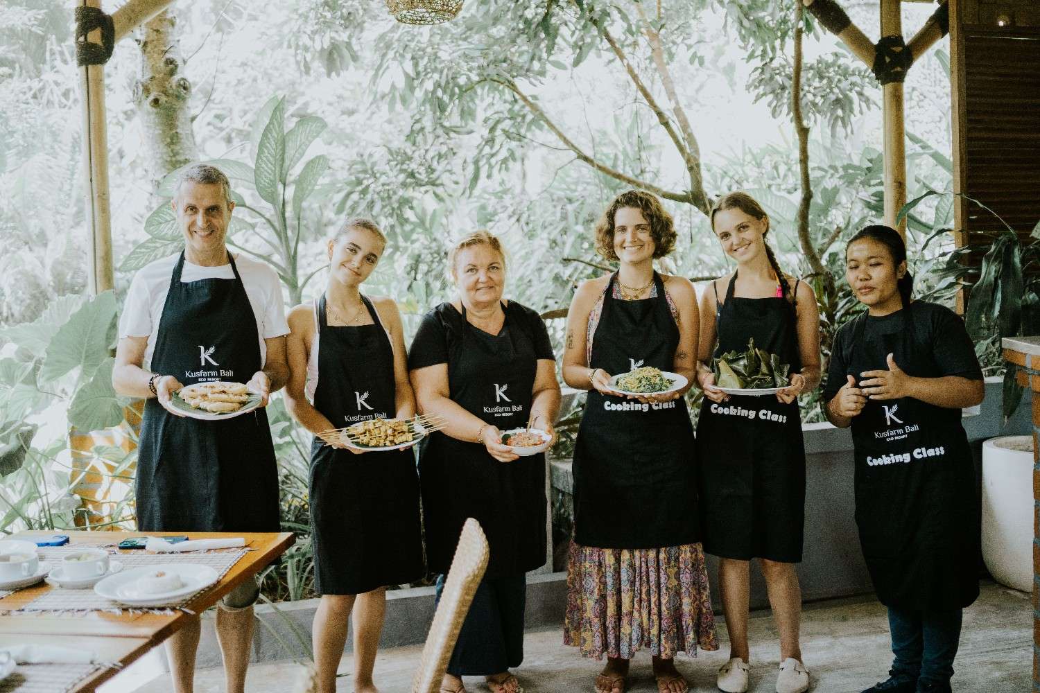 Participants enjoying Cooking Class