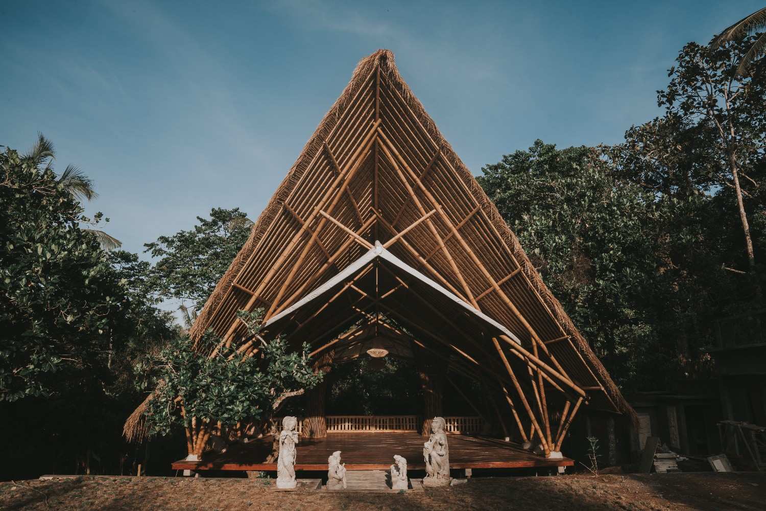Yoga Shala Retreat Venue at Kusfarm Bali Tabanan